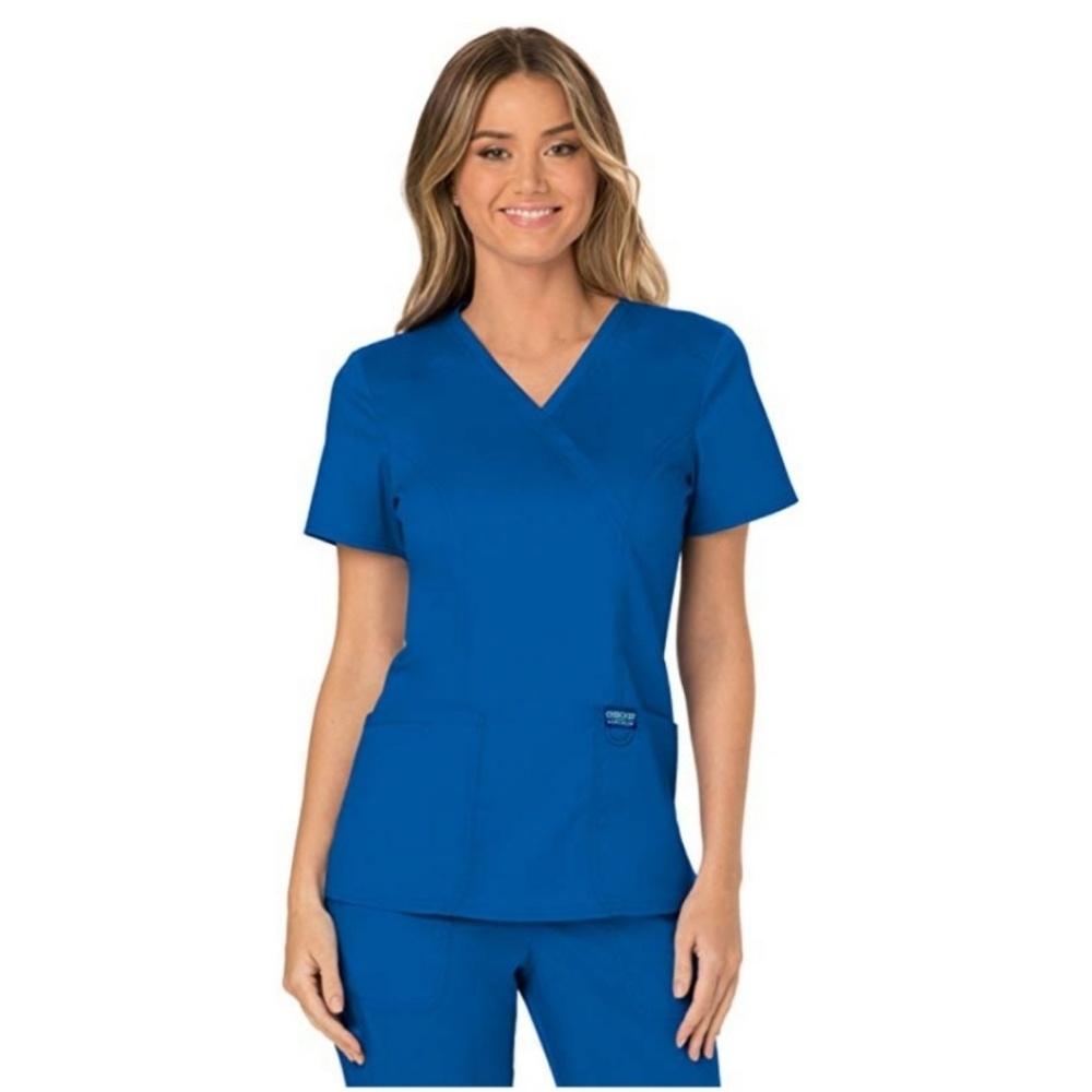 Cherokee Workwear Revolution Mockwrap Scrubtop